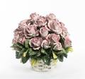 A Capodimonte Porcelain Bouquet of Roses