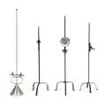 Four Wrought Iron Pricket Sticks