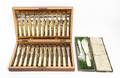 A Cased Set of Fish Knives and Forks