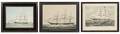 Three Nautical Lithographs