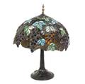An American Leaded Glass Table Lamp