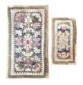 Two Early American Hooked Rugs