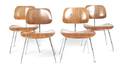 Four American DCM Chairs Charles and Ray Eames for Herman Miller