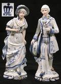 481 Pair KPM Porcelain Figures