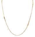 A 14 Karat Yellow Gold Longchain Necklace
