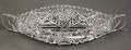 468 American Cut Crystal Small Celery Dish