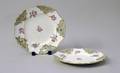 445 2 19th C HandPainted English Plates
