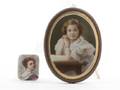 Two Porcelain Portrait Plaques