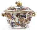 An Imari Porcelain Polychrome and Gilt Tureen