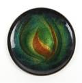 A Norwegian Enamel on Copper Dish