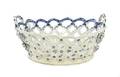 A Worcester Porcelain Reticulated Bowl