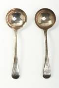 A Pair of Regency Silver Sauce Ladles William Eaton London 1813