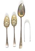 Three George III Silver Spoons Hester Bateman London 1782