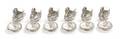 A Set of Six German Silver Figural Salts
