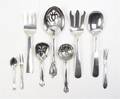 A Group of American Silver Flatware Servers 19th20th Century