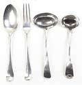 A Group of English Flatware Articles 19th Century