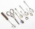 A Collection of FortyOne Silver and SilverPlate Souvenir and Commemorative Spoons