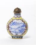 A Canton Enameled Snuff Bottle