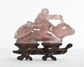 A Chinese Quartz Figural Group