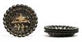 A Set of Four Chinoiserie Black Lacquer Dishes