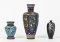 Three Japanese Cloisonne Vases