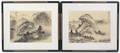 A Pair of Japanese Paintings on Silk
