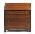 An American Walnut or Butternut Slant Front Bureau