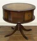 An American Mahogany Drum Table