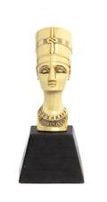 A Carved Ivory Bust of Nefertiti