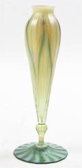 An Iridescent Glass Vase