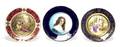 Three Royal Vienna Style Porcelain Cabinet Plates