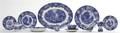 A Partial Set of English Transfer Printed Dinnerware Enoch Woods