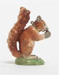 A Staffordshire Pottery Red Squirrel