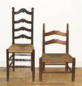 Two American Ladder Back Side Chairs
