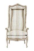 A Louis XV Style Limed Porters Chair