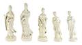 A Group of Five Blanc de Chine Figures