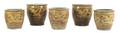 A Group of Five Large Chinese Pottery Planters