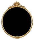 A Louis XVI Style Gilt Composition Circular Wall Mirror