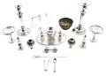A Group of Silver and Silver Plate Table Articles