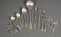 531 14 Pieces Assorted Silver Serving Pieces