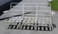 583 Three Piece Painted Wrought Iron Garden Sofa