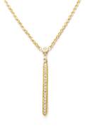 An 18 Karat Yellow Gold and Diamond Pendant