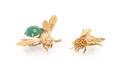 A Collection of 14 Karat Yellow Gold Bee Pins