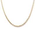 A 14 Karat Yellow Gold Rope Chain