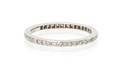 A Platinum and Diamond Eternity Band