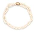 A Double Strand Cultured Pearl Necklace