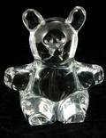 560 Signed Daum France Glass Teddy Bear