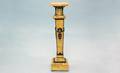57 Brass OrmoluMounted Variegated Marble Pedestal