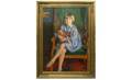 92 Gunnar Borjeson 18771945 Portrait Child with Doll