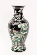 Chinese Famille Noir Porcelain Vase